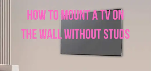 How to Mount a TV on the Wall Without Studs