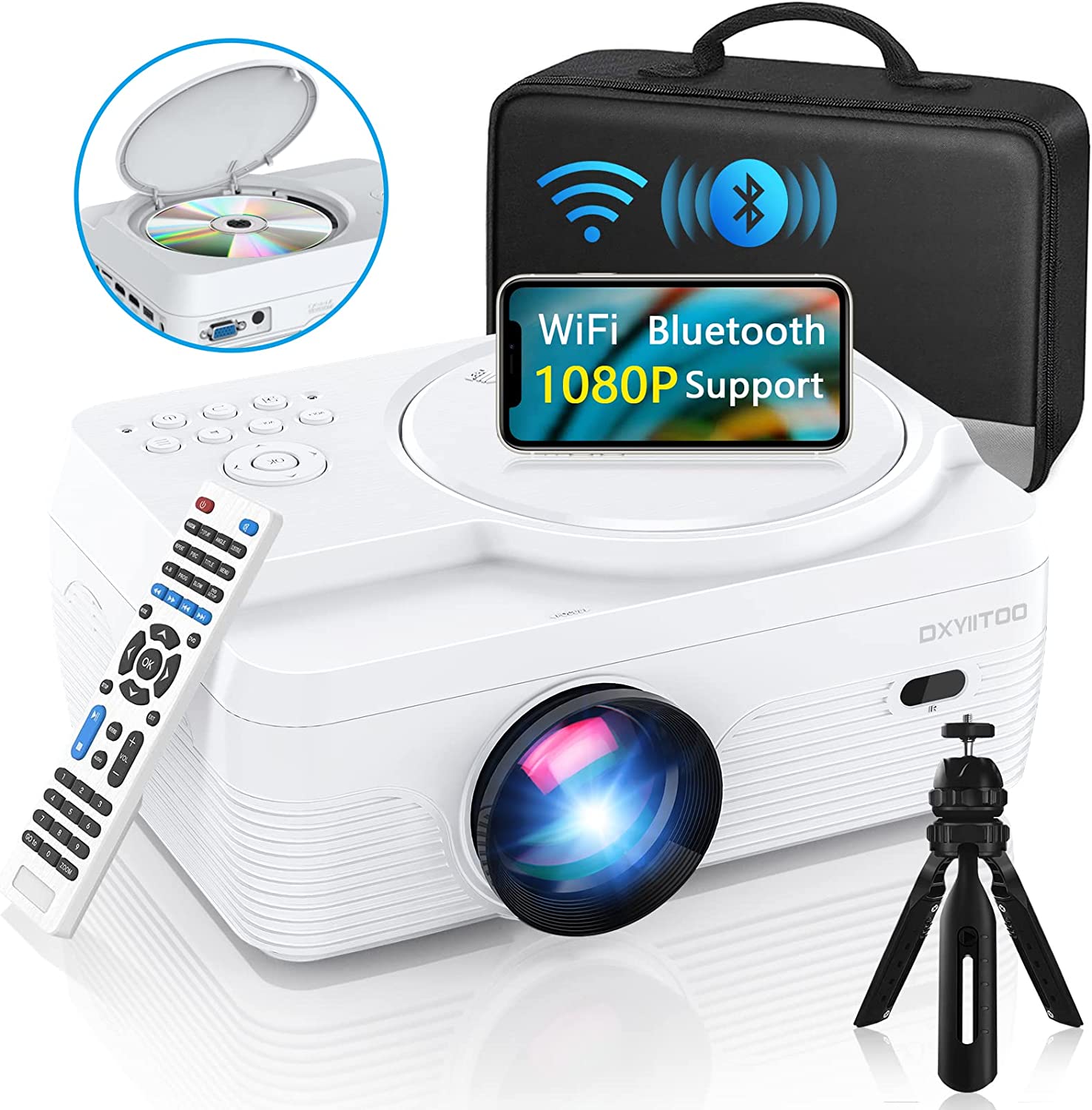 Best for High brightness: Dxyiitoo Projector